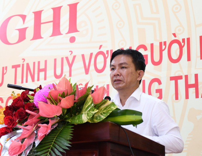 Ông Lê Văn Tiếp, khi còn đương chức Chủ tịch UBND huyện Long Thành