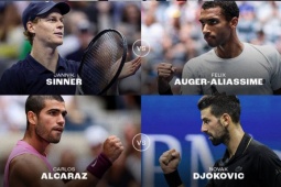 Thể thao - Dự đoán bán kết tennis US Open: Tuyệt đỉnh Djokovic đấu Alcaraz, Sinner so tài Aliassime