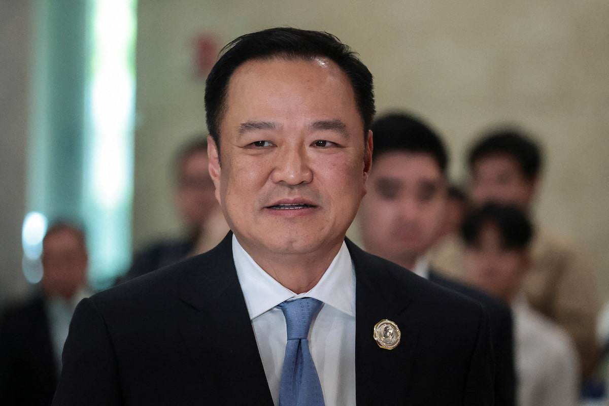 Tân Thủ tướng Thái Lan Anutin Charnvirakul. Ảnh: Reuters 