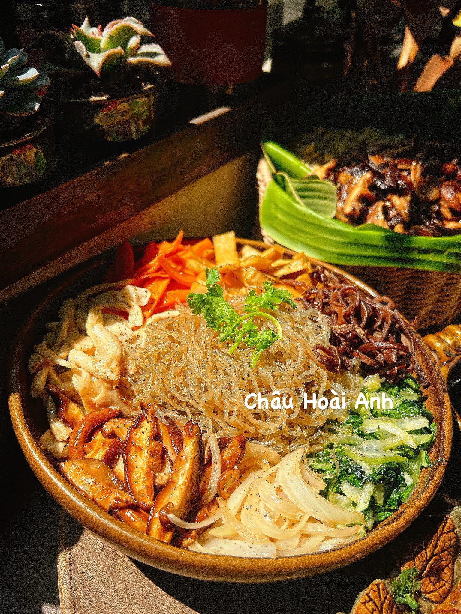 Miến xào chay thập cẩm.&nbsp;