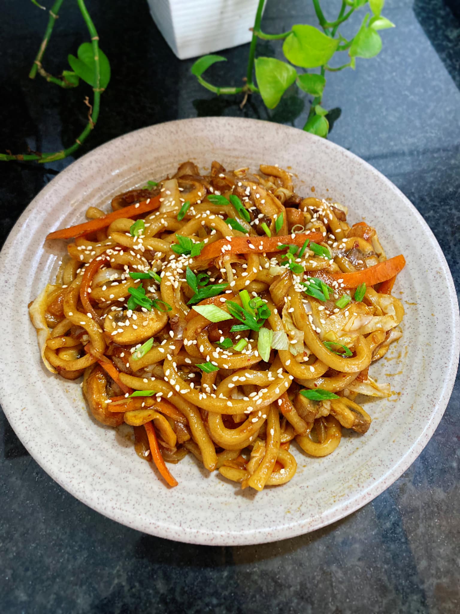 Mì Udon xào cay