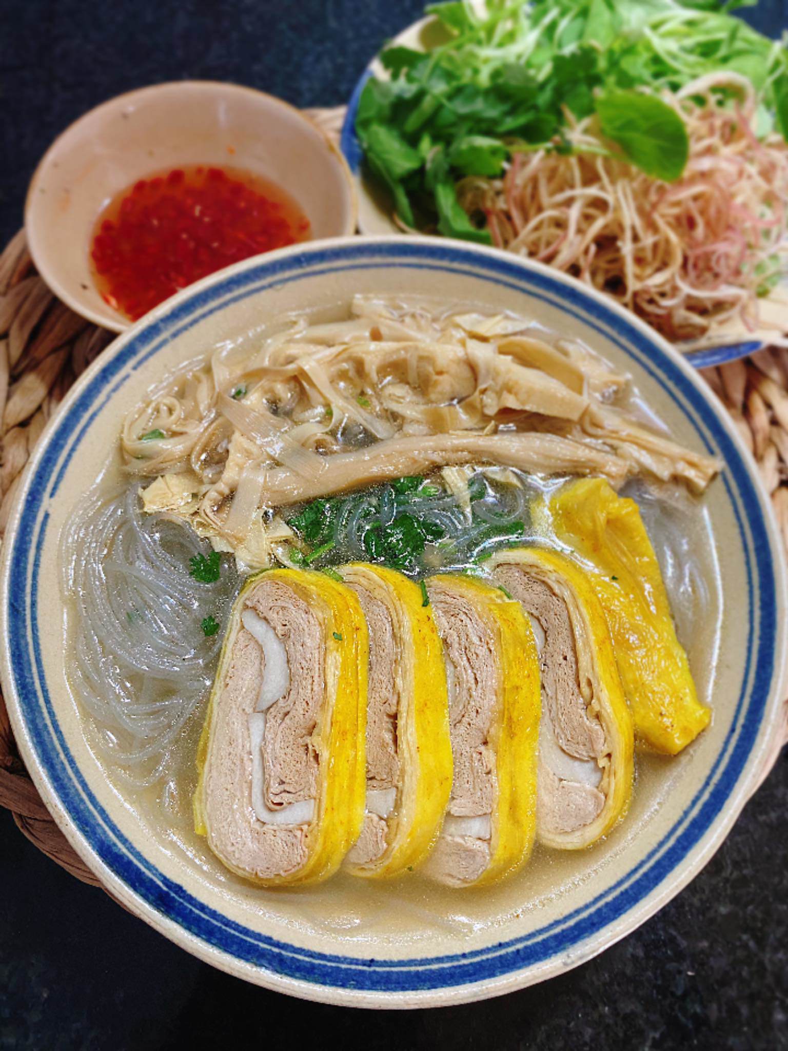 Miến măng gà chay&nbsp;