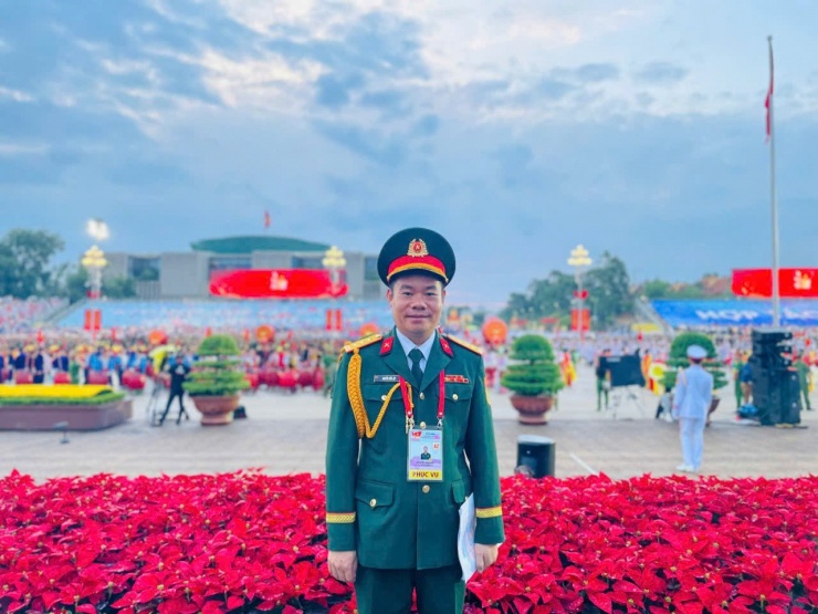 Thượng tá Nguyễn Hữu Lập cho rằng được tham gia, góp công sức vào sự thành công của đại lễ A80 là vinh dự và niềm tự hào trong cuộc đời binh nghiệp.