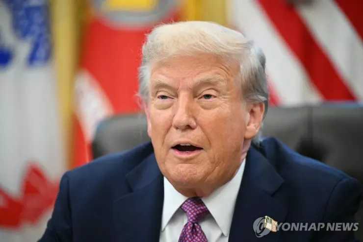 Tổng thống Mỹ Donald Trump trong buổi họp báo ở Nhà Trắng hôm 5-9. Ảnh: YONHAP/AFP