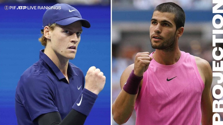 Sinner và Alcaraz gặp nhau ở 3 trận chung kết Grand Slam trong năm 2025