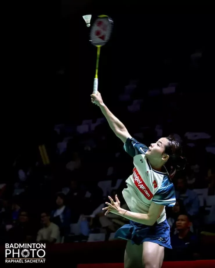 Thùy Linh và thử thách tại Việt Nam Open. Ảnh: RAPHAEL SACHETAT