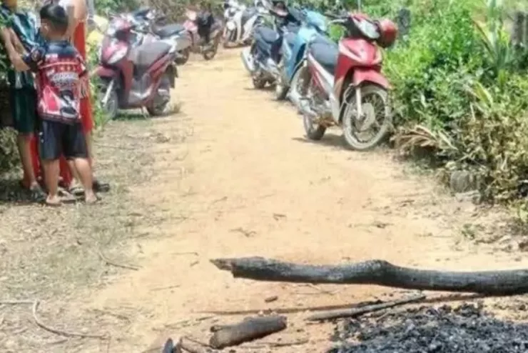 Khu vực phát hiện sự việc đau lòng.