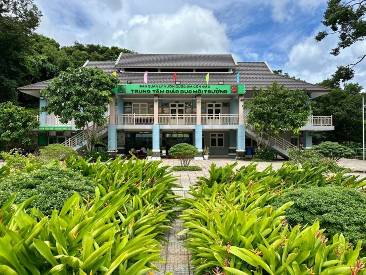 Khu vực hiện đang chăm sóc các chú chim bồ câu Nicobar