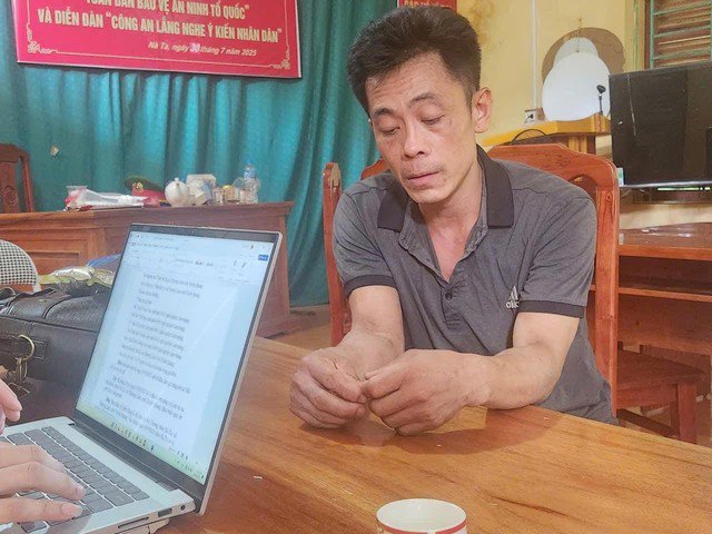 Đối tượng Triệu Văn Phúc. Ảnh: Công an tỉnh Tuyên Quang.