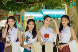 Hoa hậu Thanh Thủy đọ sắc cùng người đẹp "drama" Thae Su Nyein tại Myanmar