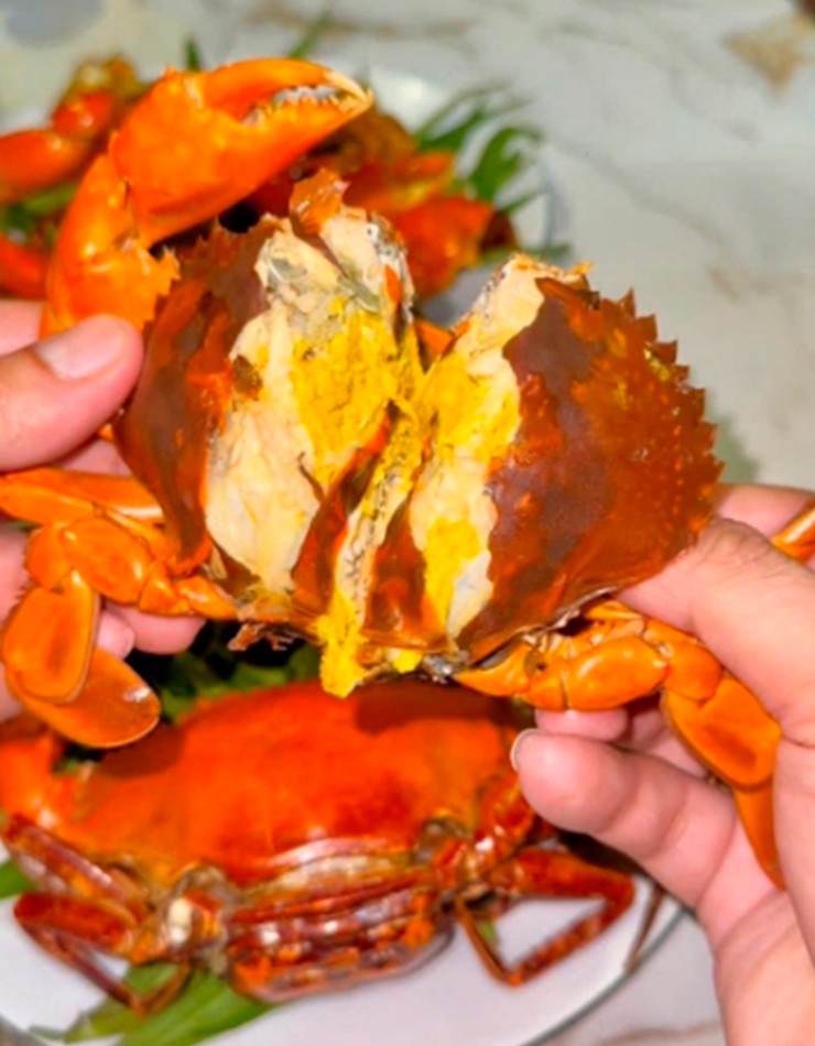 Không giống cua thường, cua 2 da đến ngày lột thường “khờ khạo”, chậm chạp, ít kẹp, không còn hung dữ.