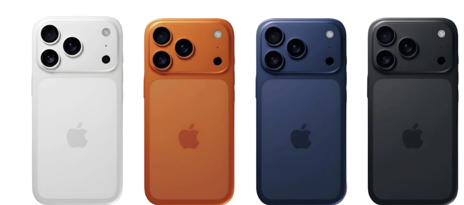 Các màu dự kiến của iPhone 17 Pro.