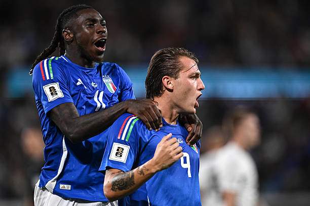 Kean và Retegui cuối cùng cũng ghi bàn cho Italia ở hiệp 2