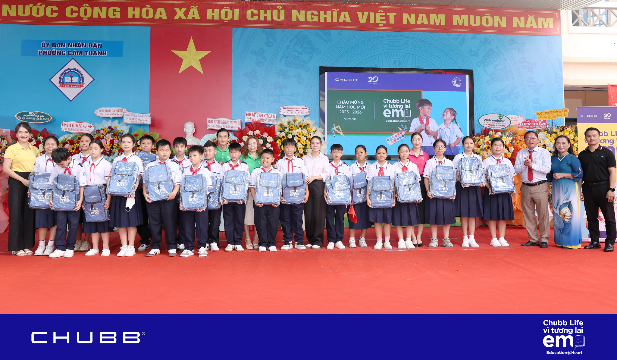 Chubb Life Việt Nam kiên định với mục tiêu hỗ trợ giáo dục cho các em nhỏ