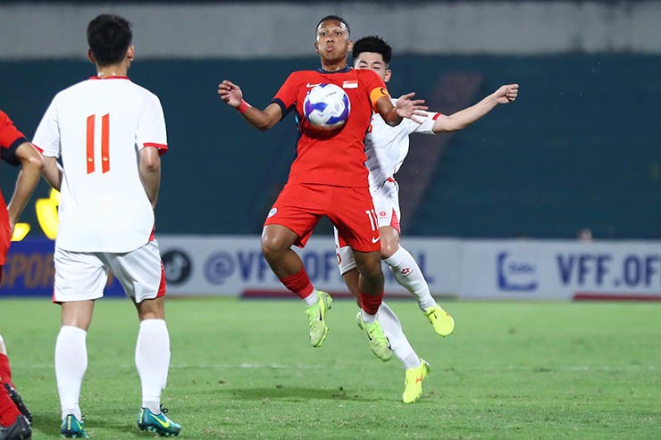 Trực tiếp bóng đá U23 Việt Nam - U23 Singapore: Đội khách chỉ còn 10 người, chấp nhận thất bại (Hết giờ) - 1