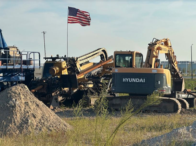 Một góc trong công trường đang thi công của Hyundai ở bang Georgia, Mỹ. (Ảnh: AP)