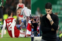 Bóng đá - Arsenal đón tin dữ: Saliba vắng 4 tuần vì chấn thương, lỡ hàng loạt đại chiến