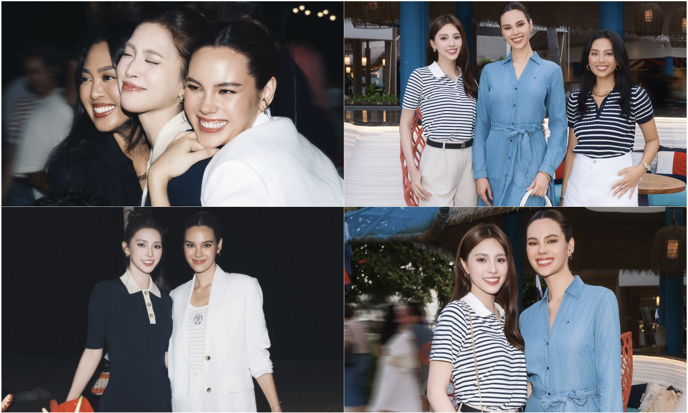 Những khoảnh khắc thân thiết của Tiểu Vy và Hoa hậu Hoàn vũ Catriona Gray.