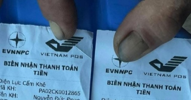 Hóa đơn điện của 2 hộ tại Phú Thọ giống y chang...