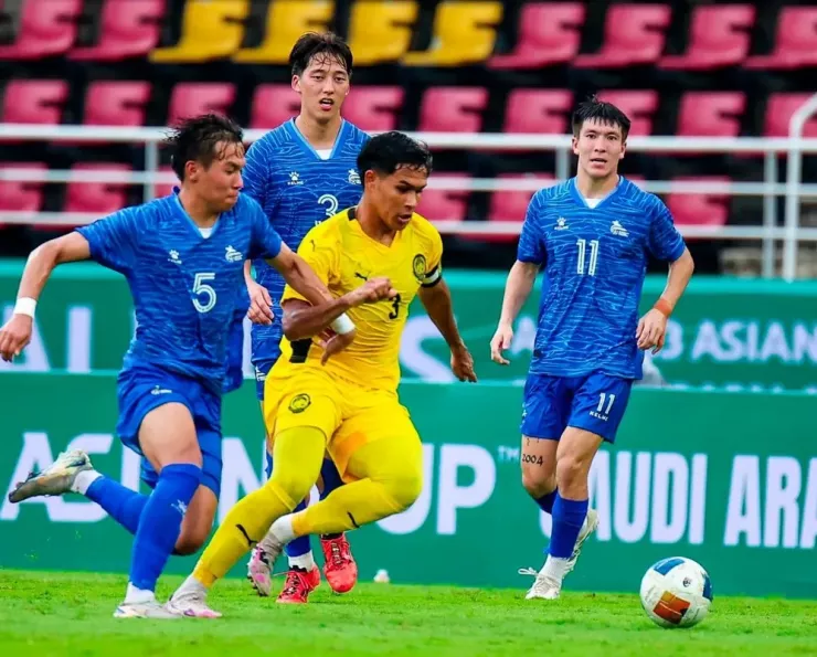 Đội tuyển U-23 Malaysia đang lên tinh thần sau cơn mưa gôn 7-0 vào lưới Mông Cổ và chờ quyết chiến chủ nhà Thái Lan. Ảnh: CCT.