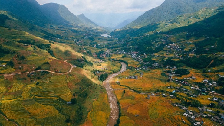 Sắc đẹp ruộng bậc thang ở Sapa. Ảnh Pham Trong Nghia