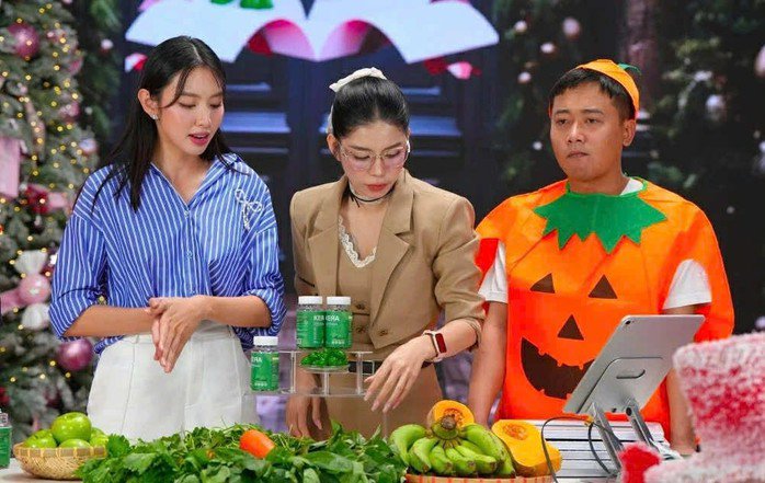 Thùy Tiên quảng bá kẹo Kera