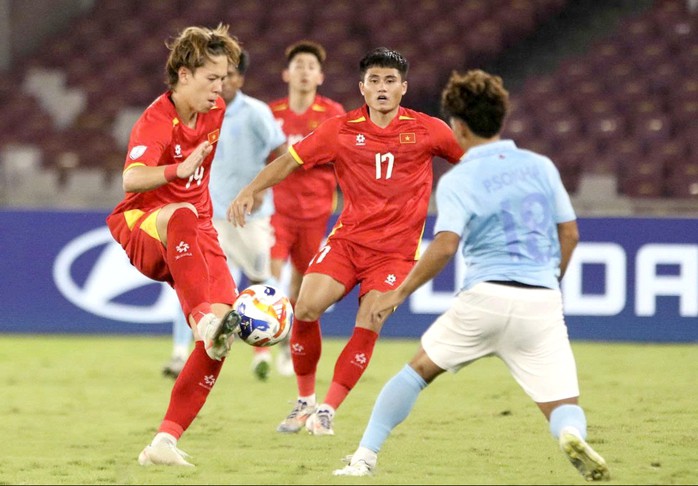 Tuyển U23 Việt Nam hướng đến kết quả toàn thắng ở vòng loại Giải U23 châu Á 2026. Ảnh: VFF