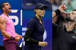 Alcaraz chiếm ngôi số 1 của Sinner, Djokovic thăng tiến (Bảng xếp hạng tennis 8/9)