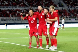 Trực tiếp bóng đá Indonesia - Lebanon: Hai đội lại xô xát ở cuối trận (Hết giờ)