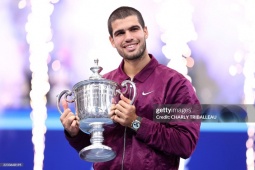 Alcaraz vô địch US Open: Ẵm trọn 5 triệu USD, sánh ngang Djokovic - Nadal