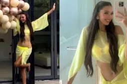 Vợ mẫu Tây của Bùi Tiến Dũng tung ảnh bikini cực gợi cảm trong ngày sinh nhật