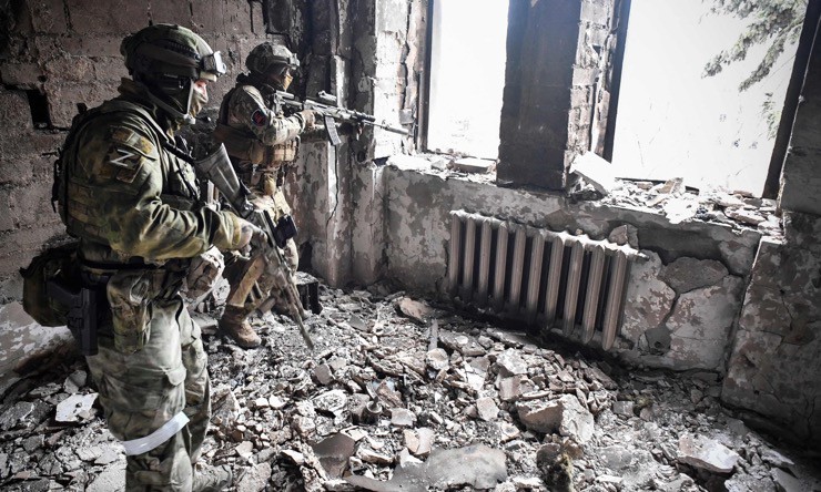 Binh sĩ Nga chiến đấu trong xung đột ở Ukraine. Ảnh minh họa. Nguồn: AFP.