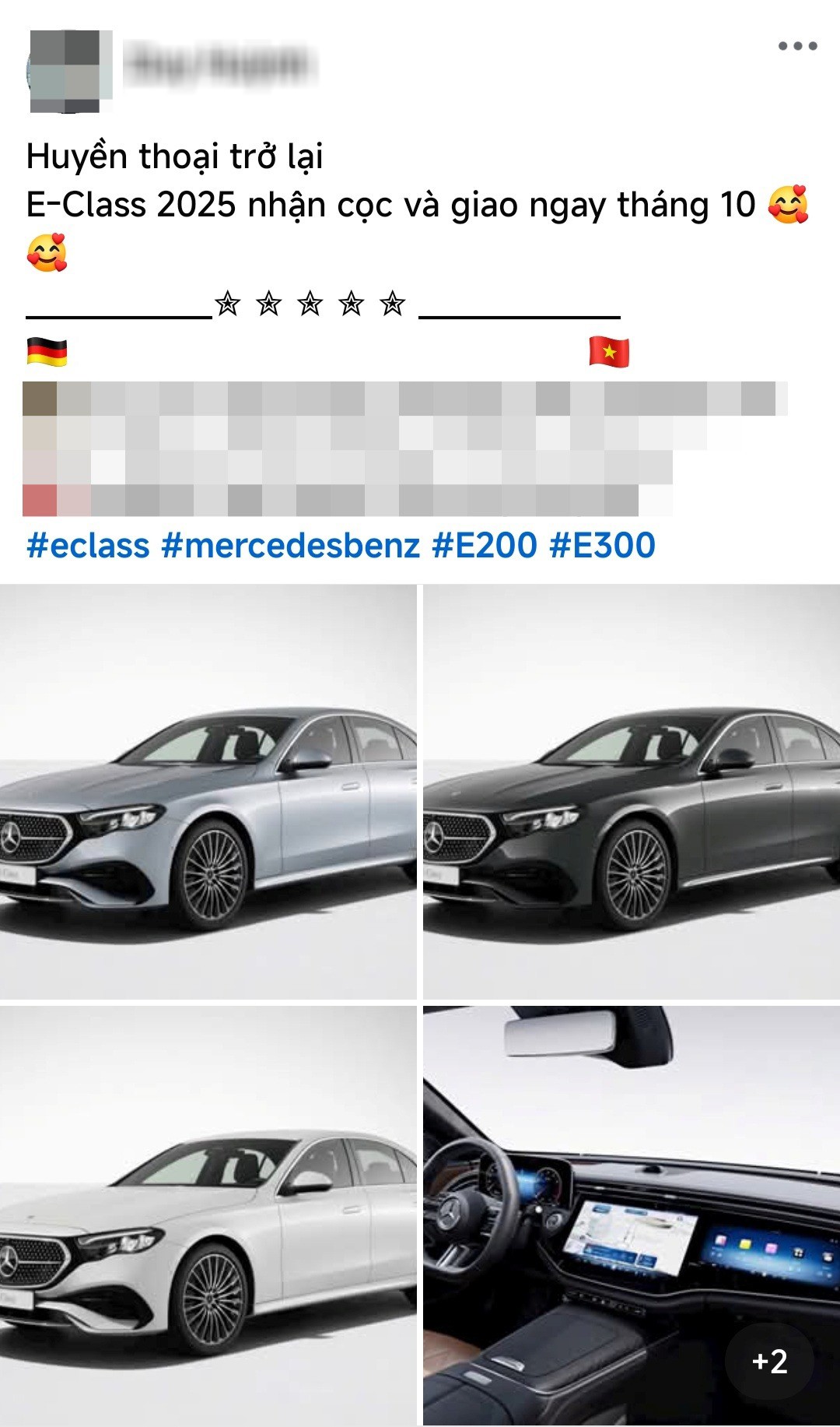 Mercedes-Benz E-Class 2025 nhận cọc, ra mắt tháng 10 - 2