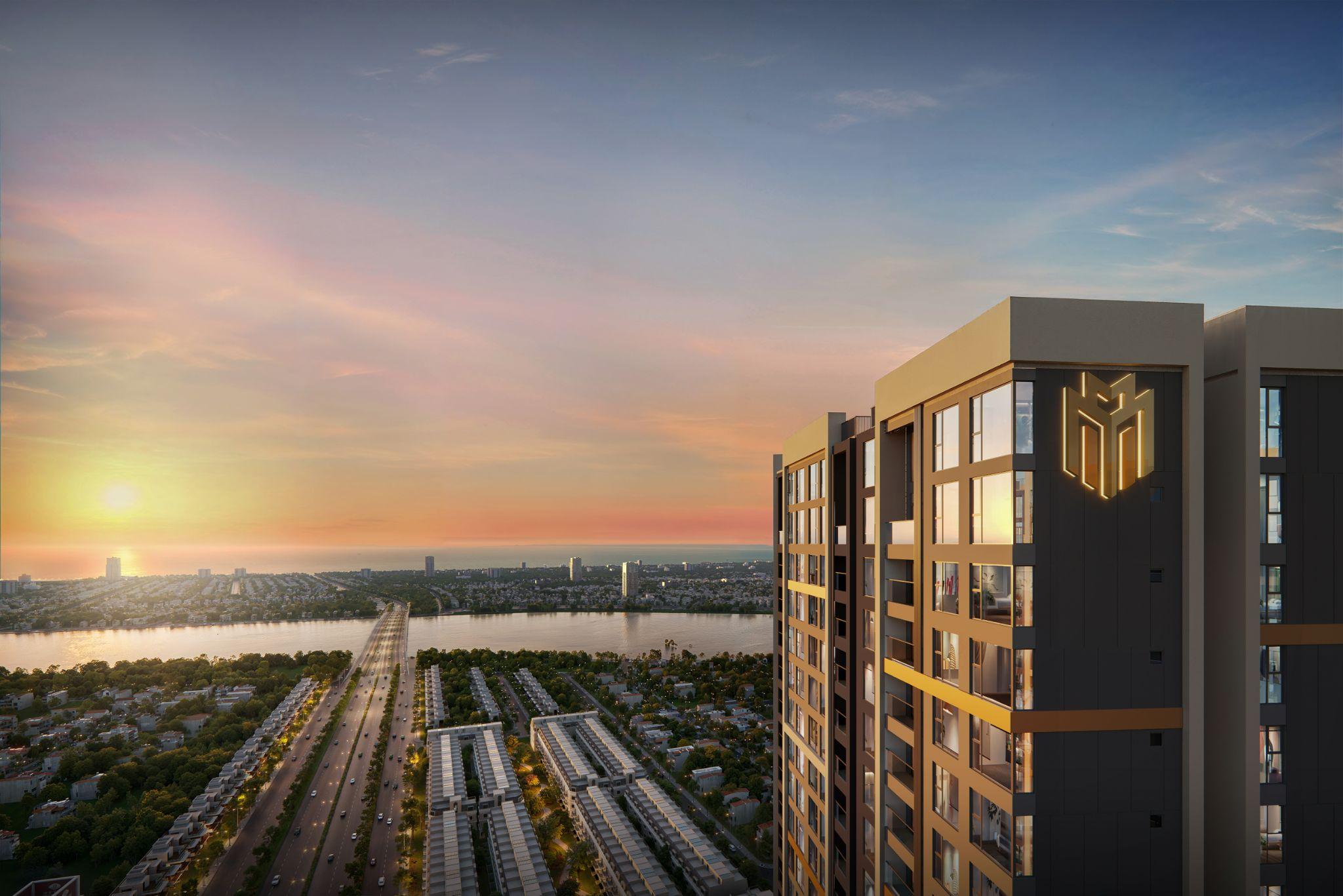 Tầm nhìn thoáng đãng bao quát vẻ đẹp Đà Nẵng của Tower A - Masteri Rivera Danang