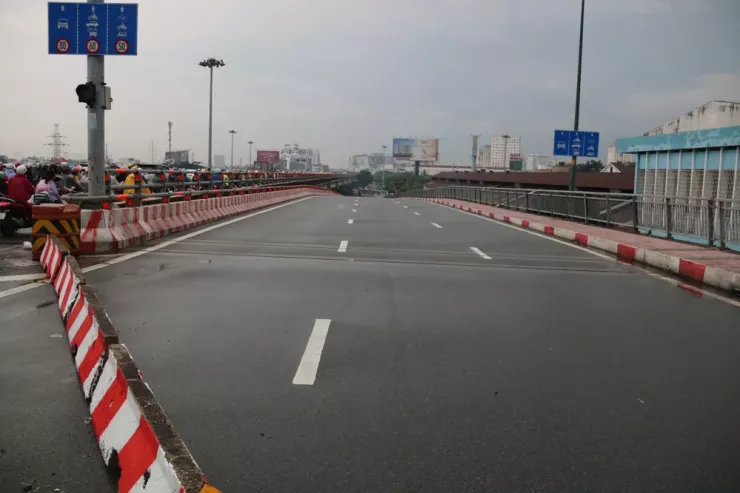 Khu vực bị đóng từ hôm nay để giảm ùn ứ.