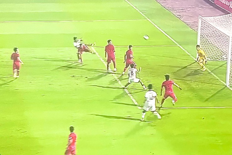 Indonesia có cơ hội nhưng chưa thể ghi bàn trong hiệp một