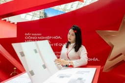 Những góc check in hút khách ở Triển lãm Quốc gia
