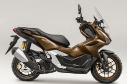 Ra mắt xe ga mới Honda ADV160 RoadSync 2026 màu nâu bóng cực chất