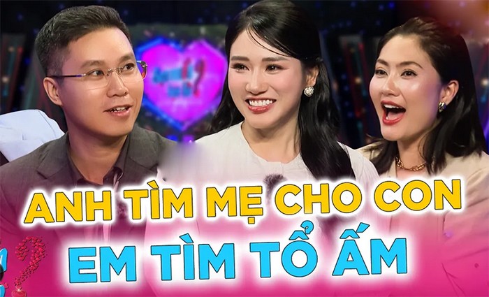 Cô gái xinh đẹp “hớp hồn” bố hai con trên sân khấu hẹn hò - 1