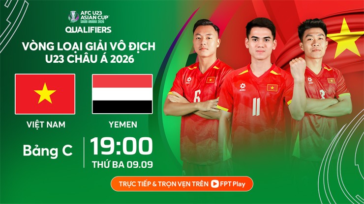 Trực tiếp bóng đá U23 Việt Nam - U23 Yemen: Suýt có thêm bàn thắng (U23 châu Á) (Hết giờ) - 7