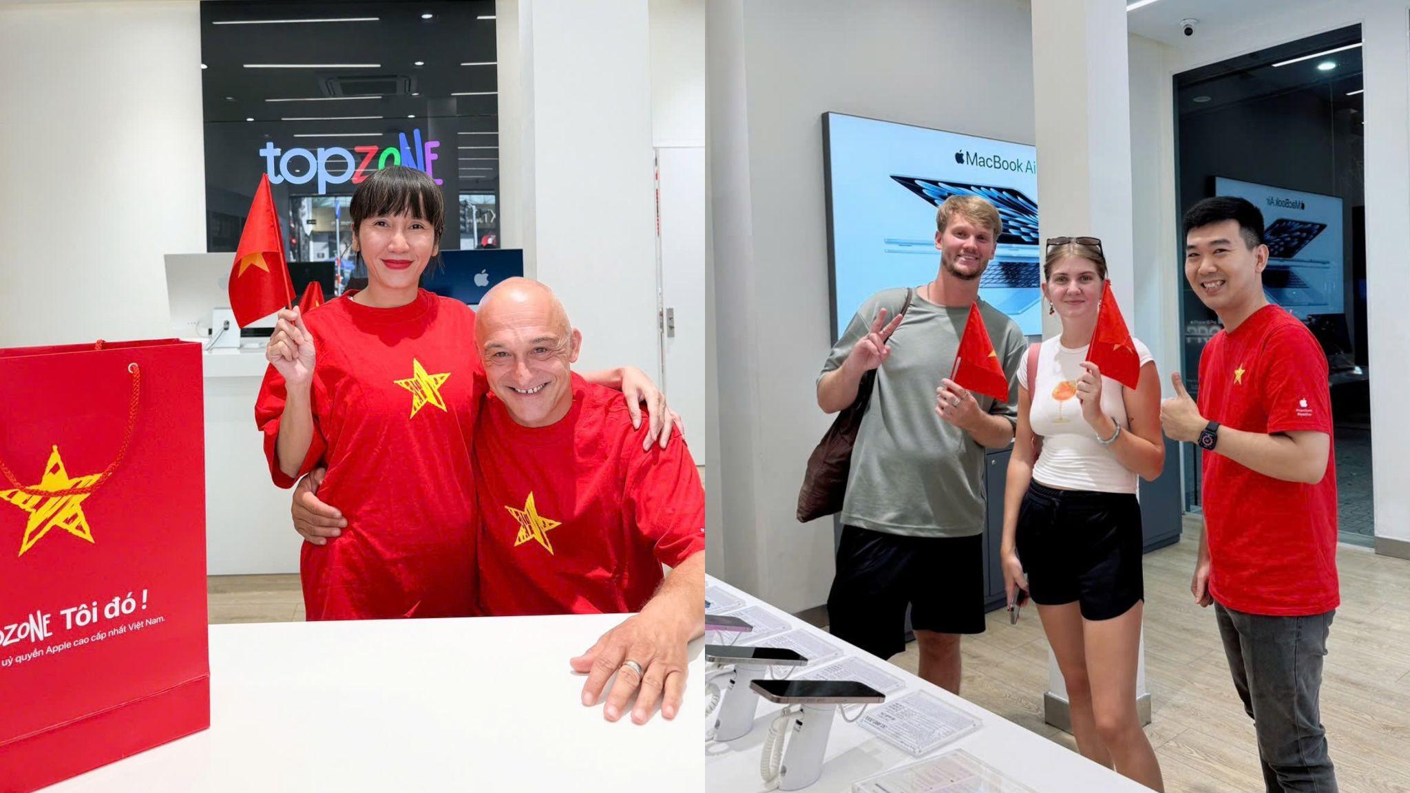 TopZone trở thành lựa chọn hàng đầu cho khách nước ngoài muốn trải nghiệm mua sắm Apple chính hãng ở Việt Nam