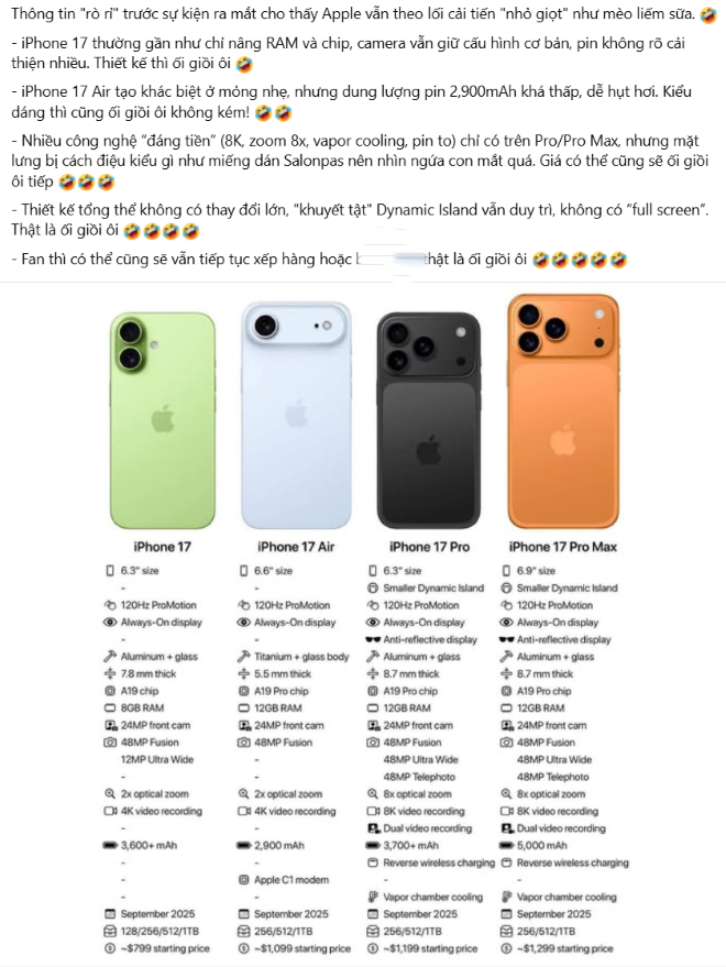 TRỰC TIẾP: iPhone 17 series trình làng, thêm bản 2TB cho iPhone 17 Pro Max - 55