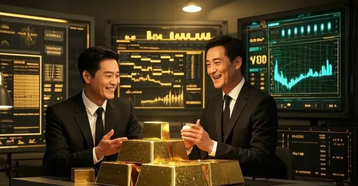 Sàn giao dịch vàng sẽ giúp giá vàng trong nước cân bằng và tiệm cận với giá thế giới. Ảnh minh hoạ bằng AI