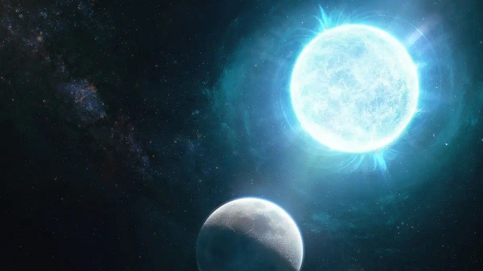 Sao lùn trắng có thể sở hữu các hành tinh có sự sống quay quanh - Ảnh đồ họa: NEWS SCIENTIST