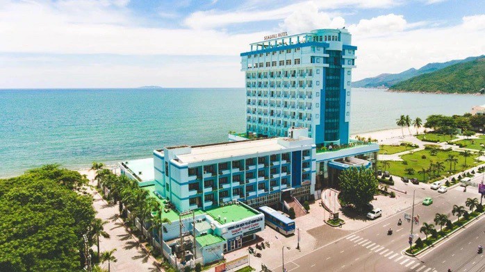 Khách sạn Hải Âu có vị trí đắc địa bên phố biển Quy Nhơn