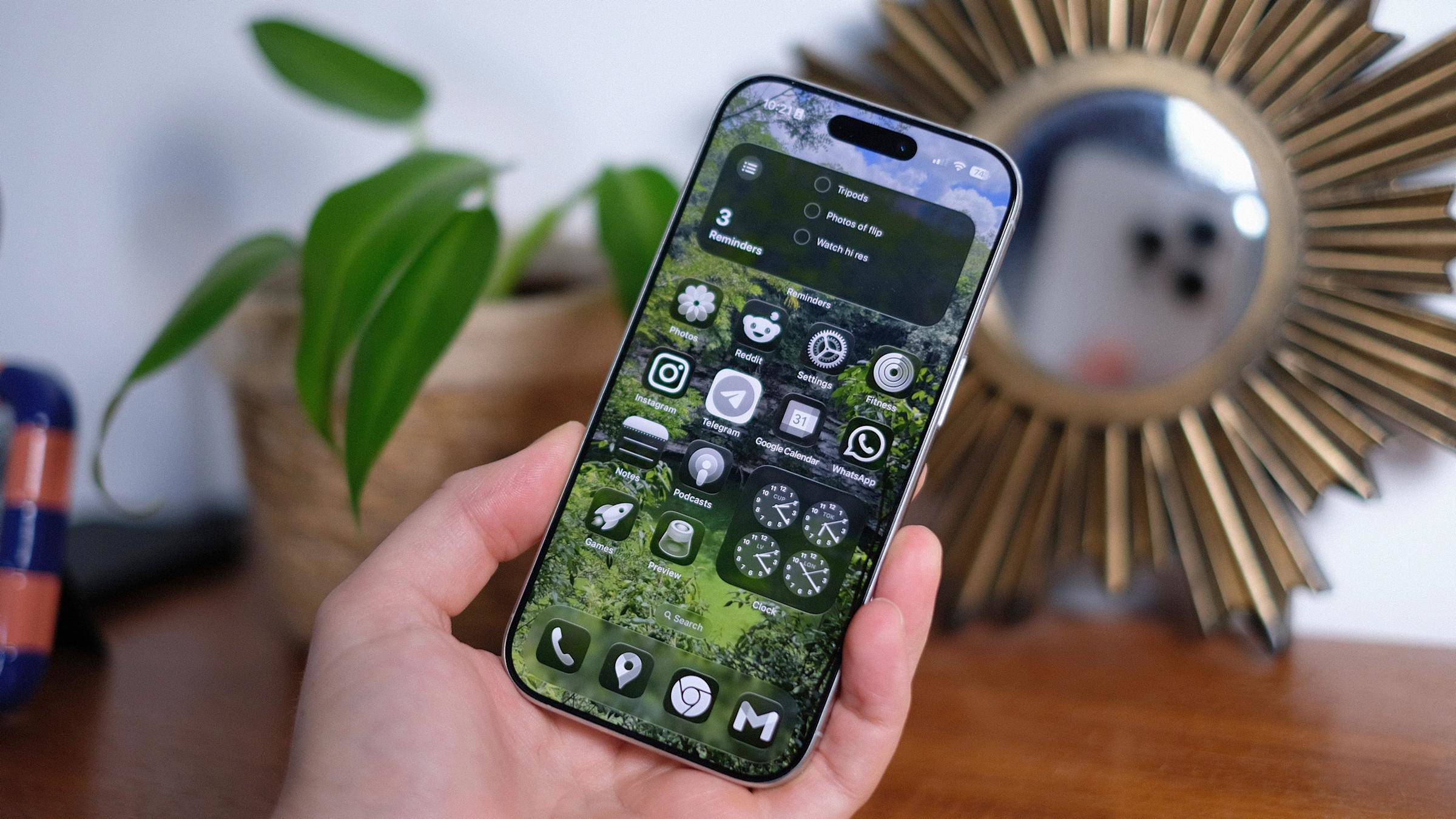 iOS 26 mang tới giao diện tối giản.