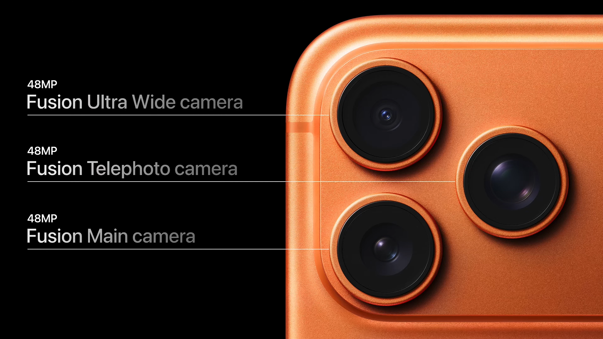 Cận cảnh cụm camera sau của iPhone 17.