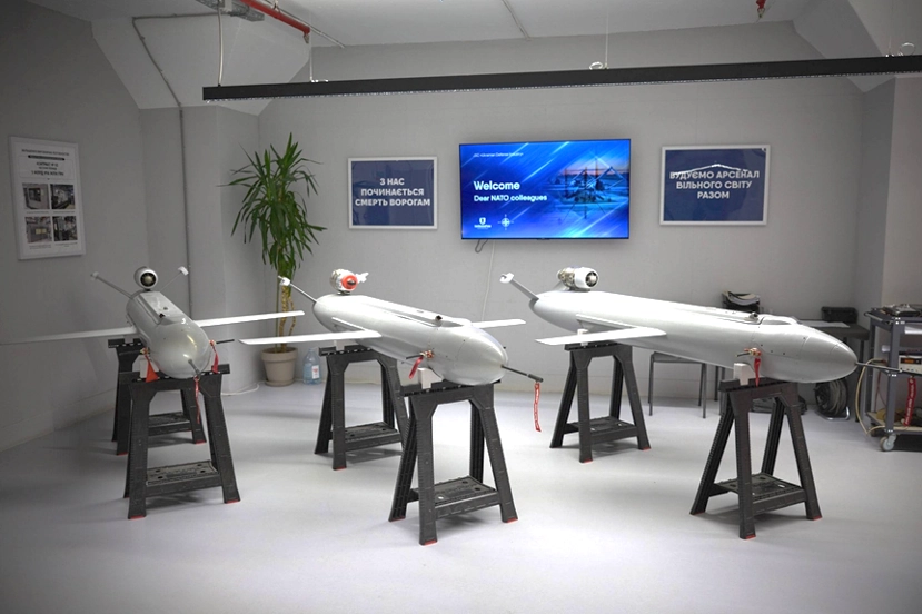 Tên lửa hành trình Peklo (địa ngục) do Ukraine tự phát triển. Ảnh: Kyiv Post.