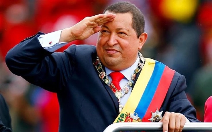 Tổng thống Hugo Chavez nắm quyền trong 4 nhiệm kỳ ở Venezuela. Ảnh: Reuters.