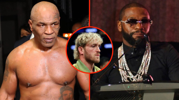 Logan Paul (ảnh giữa) khẳng định trận đấu giữa Tyson - Mayweather sẽ tạo hiệu ứng tưng bừng toàn thế giới